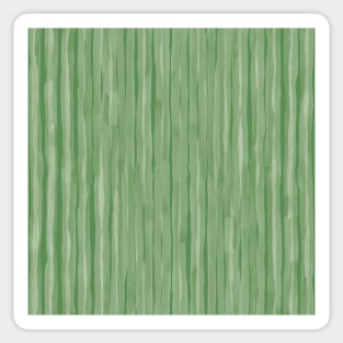 Green vertical stripes Sticker